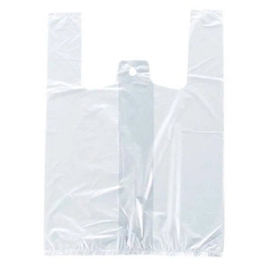 Mizuno Sangyo Polyethylene T-Shirt Bags with Gusseted Bottom 100-Count