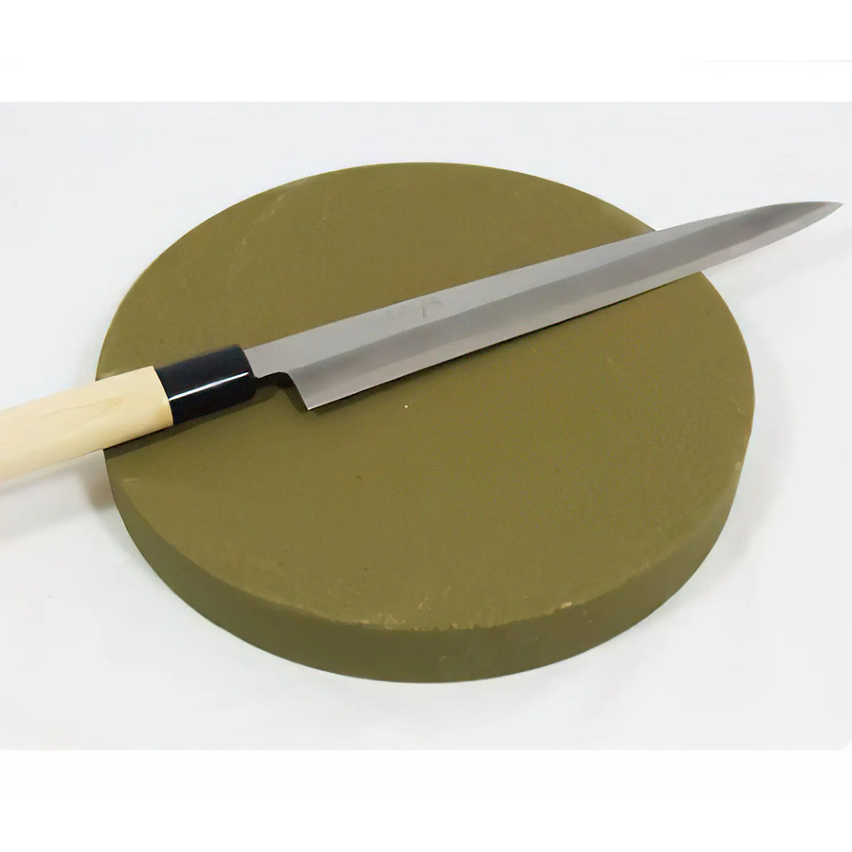 NANIWA Round Sharpening Stone for Long Knives Globalkitchen Japan