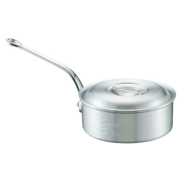 Nakao-Alumi King Aluminum Shallow Saucepan with Scale