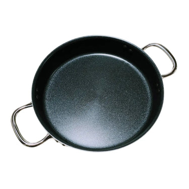 Nakao-Alumi King Flon Stainless Steel Non-Stick Steak Frying Pan with Double Handles