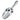Nihon Metal Works IKD Antibacterial Stainless Steel Ice Scoop