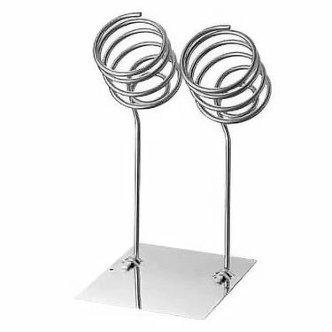 Nihon Metal Works Stainless Steel Antibacterial Coil Tongs Holder