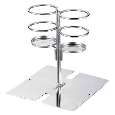Nihon Metal Works Stainless Steel Antibacterial Round Tongs Holder