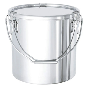 Nitto Kinzoku Stainless Steel Airtight Food Container with Swing Handle