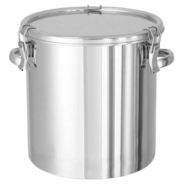 Nitto Kinzoku Stainless Steel Nestable Airtight Food Container with Handles
