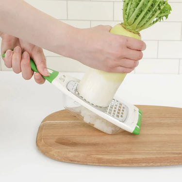 Nonoji ABS Resin Daikon Radish Grater with Container