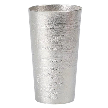Nousaku Tin Beer Glass White Birch Pattern