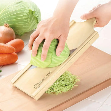 Oyanagi Sangyou Natural Wood Mandoline Slicer