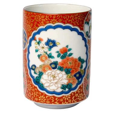 Seikou Jidaiga Kutani Porcelain Yunomi Teacup Shouza