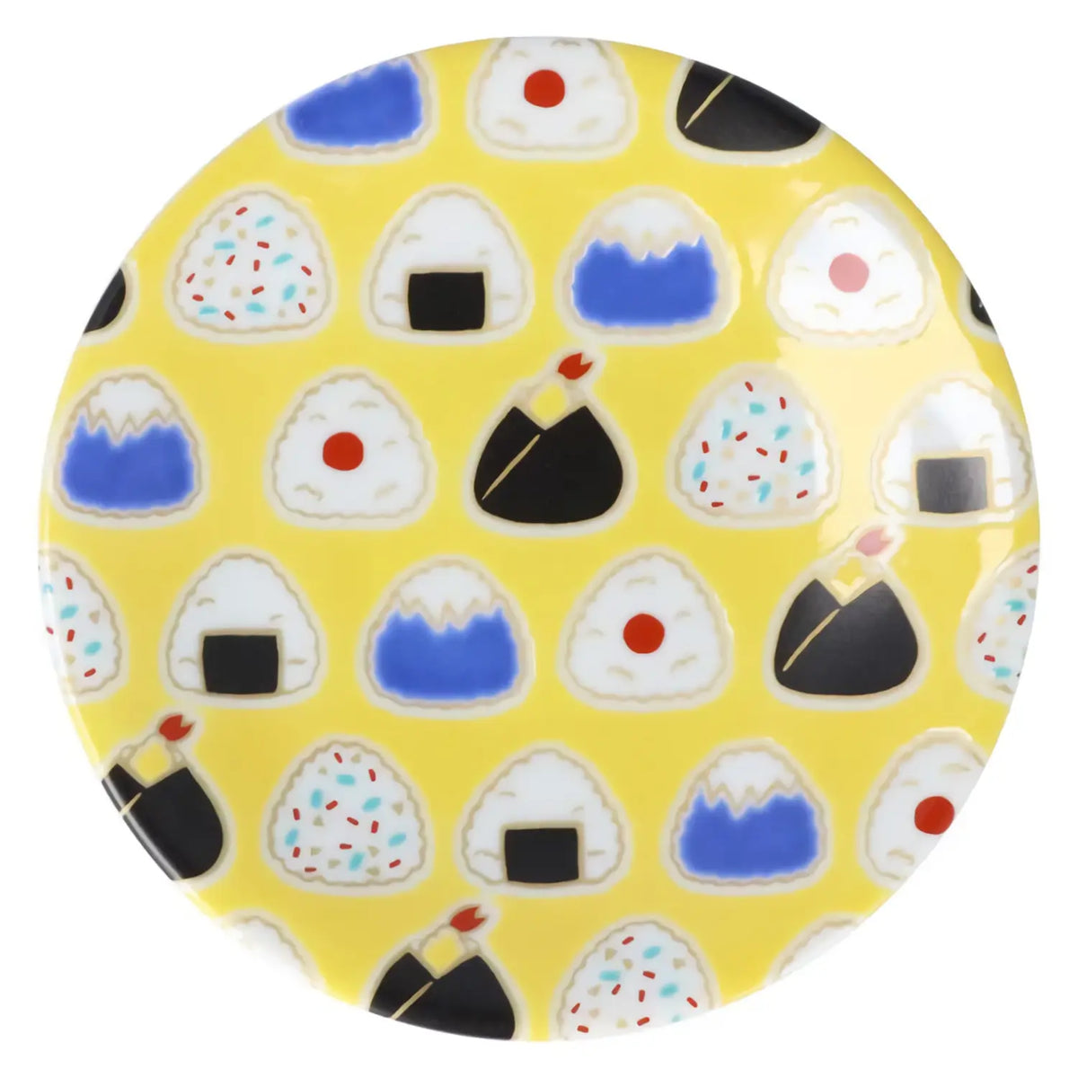 SEIKOU KISSYO Kutani Porcelain Small Plate Omusubi