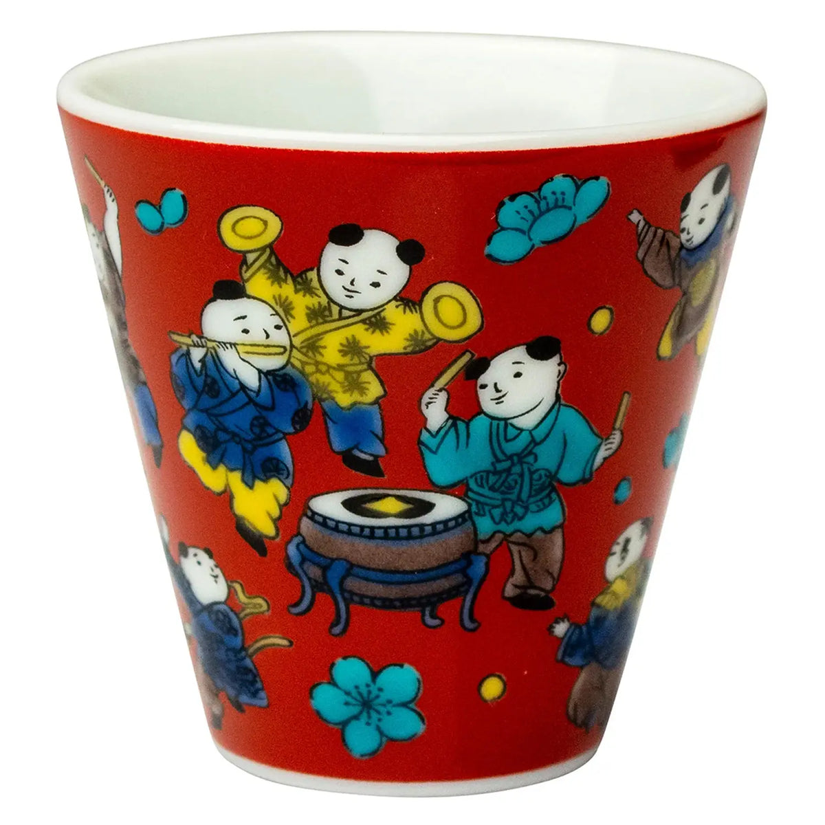 SEIKOU KISSYO Kutani Porcelain Soba Choko Cup Mokubei
