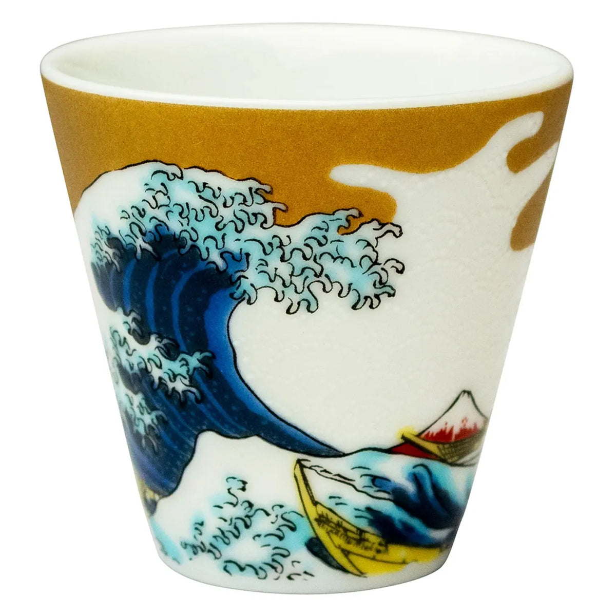 SEIKOU KISSYO Kutani Porcelain Soba Choko Cup Nami