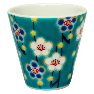 Seikou Kissho Kutani Porcelain Soba Choko Cup Ume