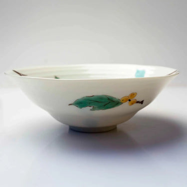 Seikou Kutani Porcelain Bowl Mejiro 16.5cm