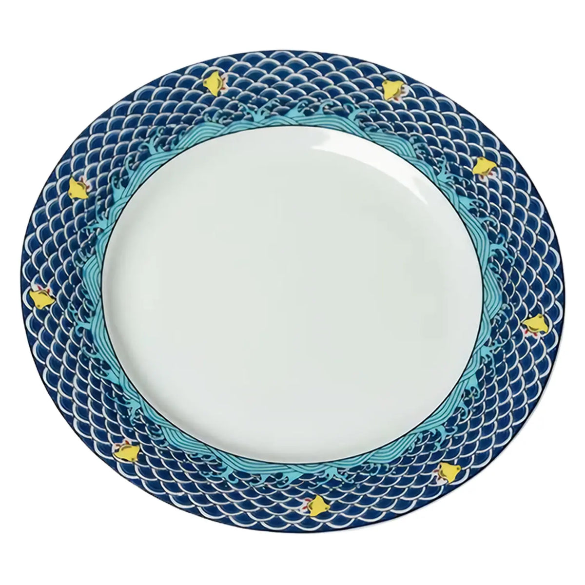 SEIKOU Kutani Porcelain Dessert Plate Chidori
