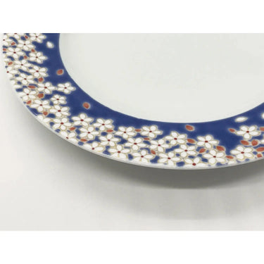 Seikou Kutani Porcelain Dessert Plate Sakura