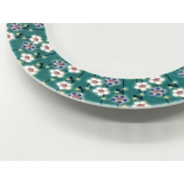 Seikou Kutani Porcelain Dessert Plate Ume