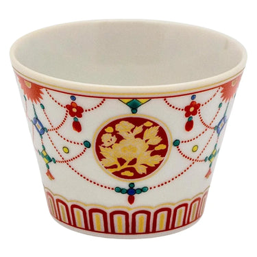 Seikou Kutani Porcelain Guinomi Sake Cup Yorakumon