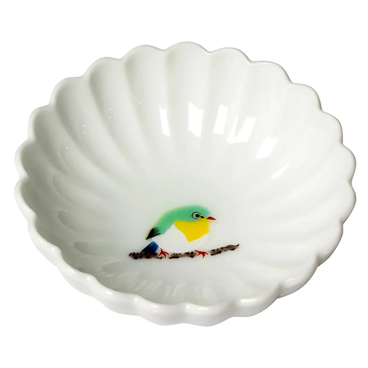 SEIKOU Kutani Porcelain Koduke Tiny Bowl Mejiro
