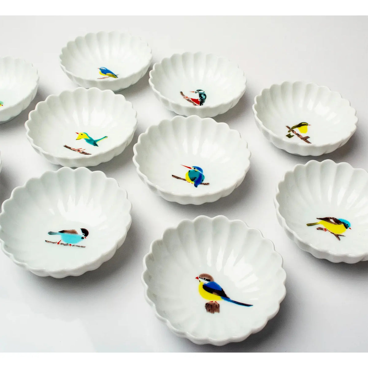 SEIKOU Kutani Porcelain Koduke Tiny Bowl Shijukara