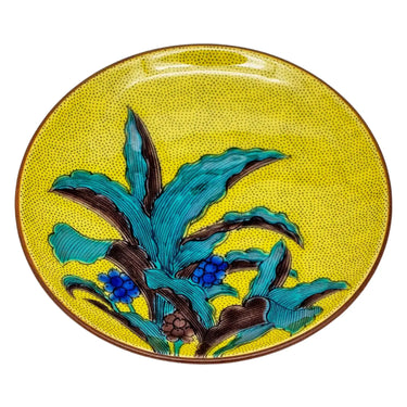 Seikou Kutani Porcelain Mamezara Small Plate Yoshidaya-Omotozu