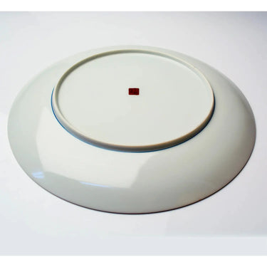Seikou Kutani Porcelain Plate Akae-Kinrande 29cm