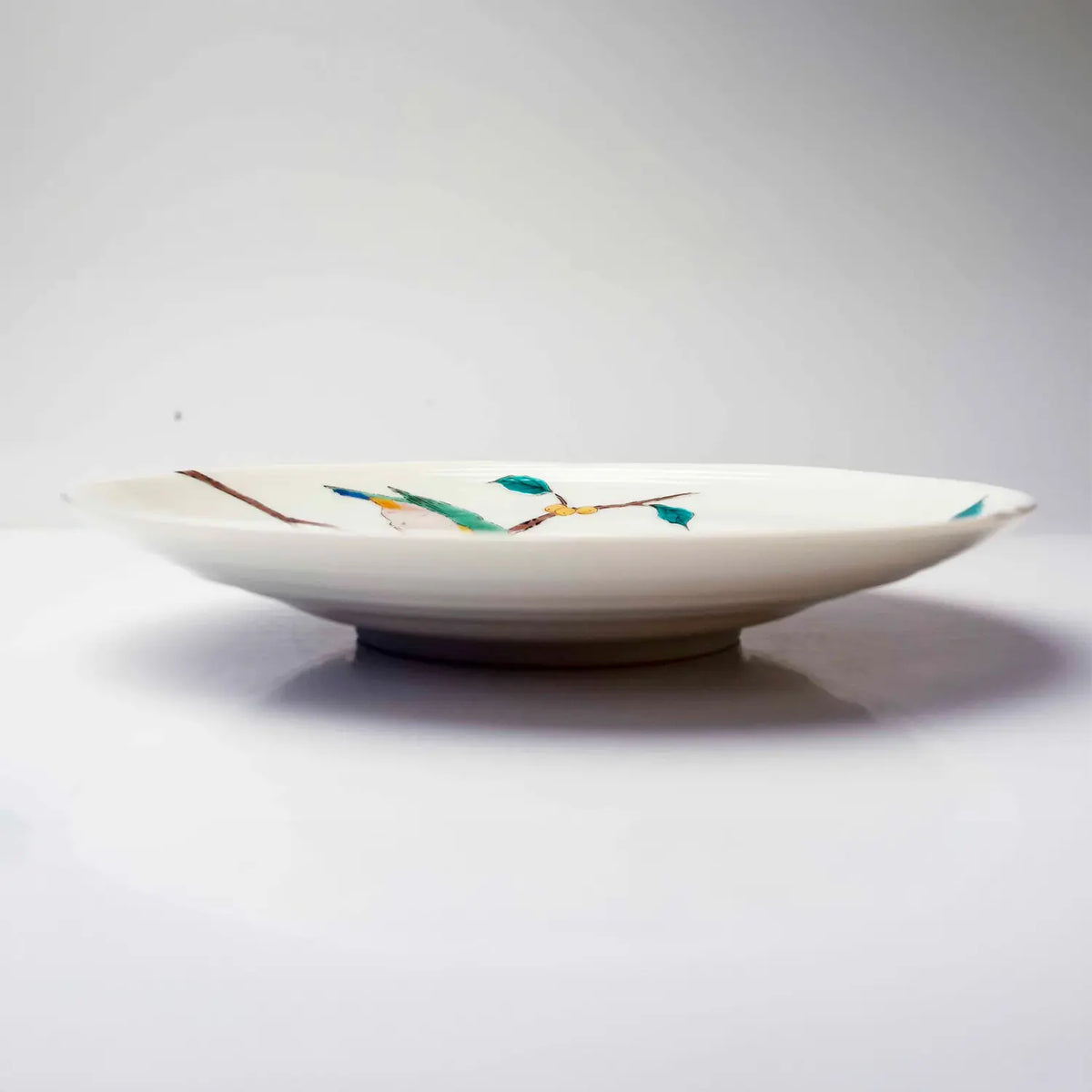 SEIKOU Kutani Porcelain Plate Mejiro 19cm 5 pcs