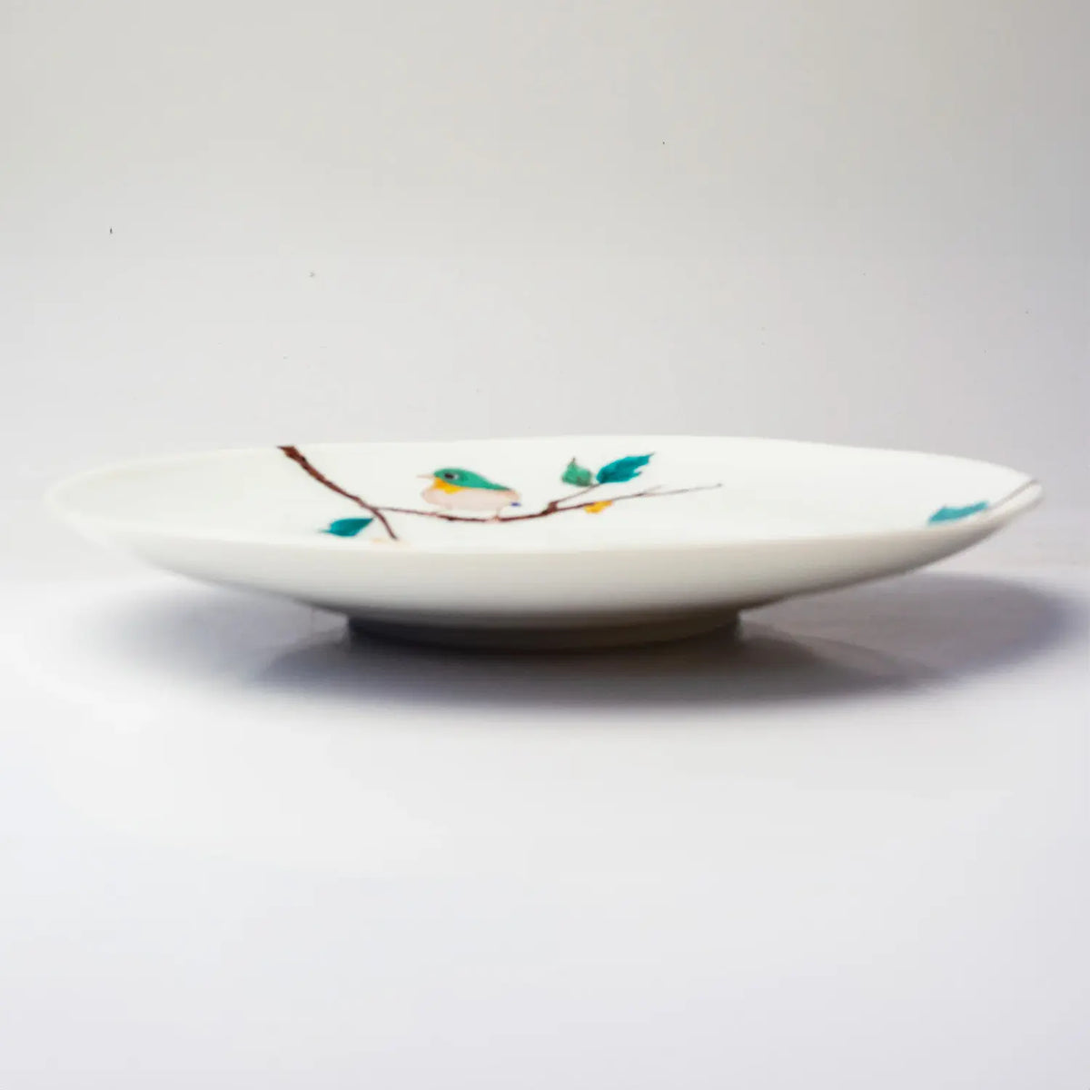 SEIKOU Kutani Porcelain Plate Mejiro 27.5cm