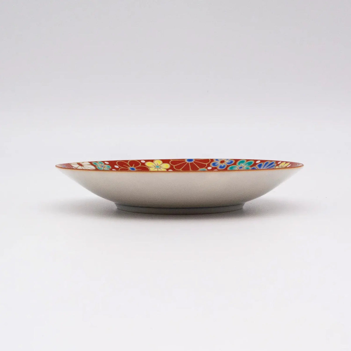 SEIKOU Kutani Porcelain Plate Umekikumon 15.5cm