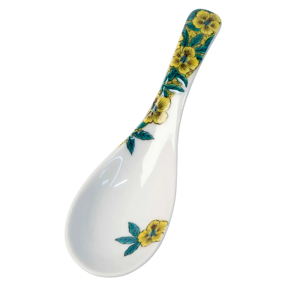 SEIKOU Kutani Porcelain Renge Spoon Aoi - Globalkitchen Japan