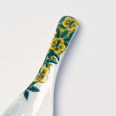 Seikou Kutani Porcelain Renge Spoon Aoi