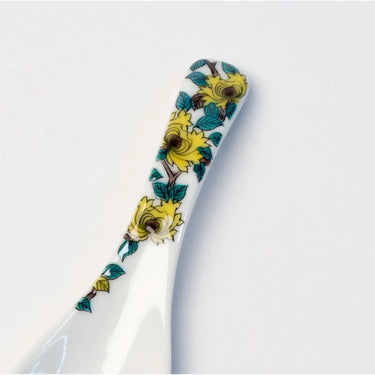 Seikou Kutani Porcelain Renge Spoon Iroebotan