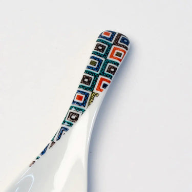 Seikou Kutani Porcelain Renge Spoon Ishidatami