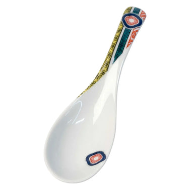 Seikou Kutani Porcelain Renge Spoon Mokko-Senmon