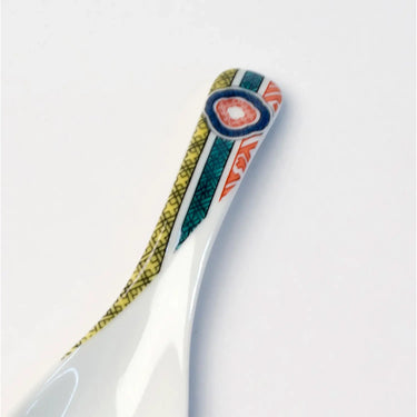 Seikou Kutani Porcelain Renge Spoon Mokko-Senmon