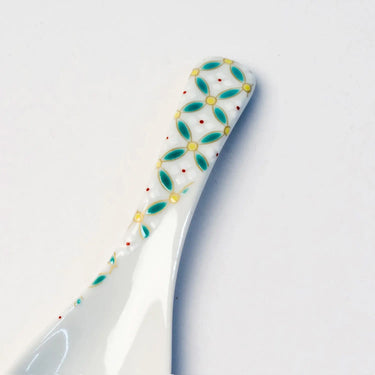 Seikou Kutani Porcelain Renge Spoon Shippou