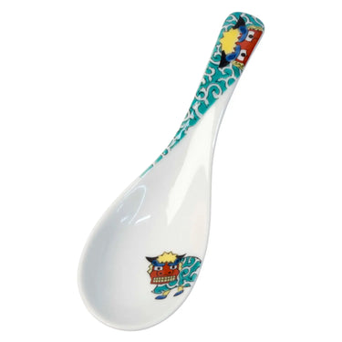 Seikou Kutani Porcelain Renge Spoon Shishimai