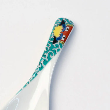 Seikou Kutani Porcelain Renge Spoon Shishimai