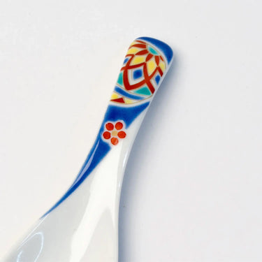 Seikou Kutani Porcelain Renge Spoon Temari