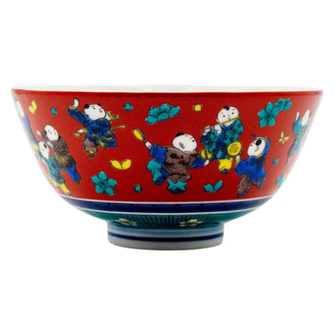 Seikou Kutani Porcelain Rice Bowl Mokubei