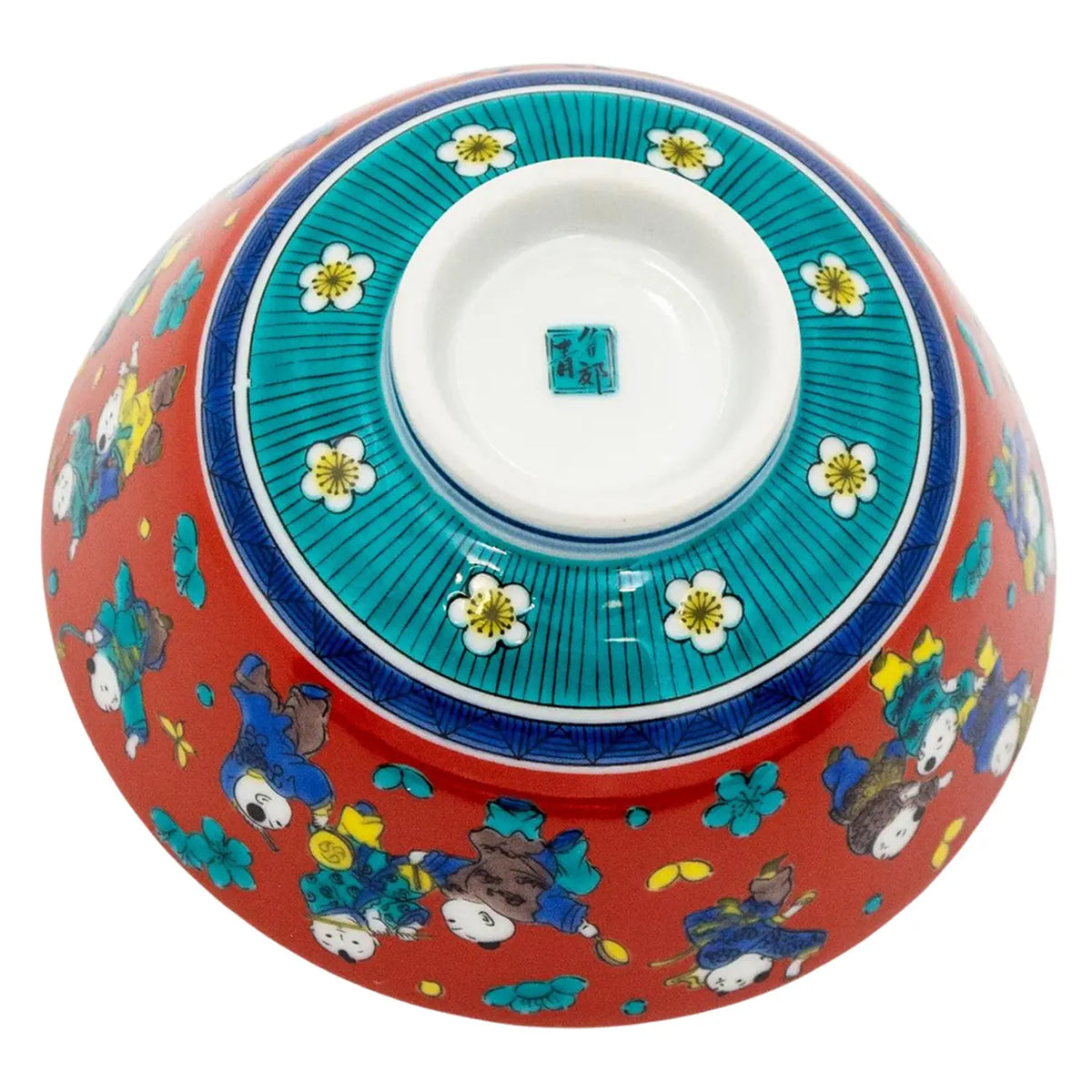 SEIKOU Kutani Porcelain Rice Bowl Mokubei