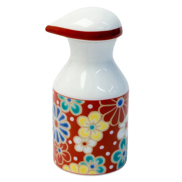 Seikou Kutani Porcelain Soy Sauce Dispenser Umekiku