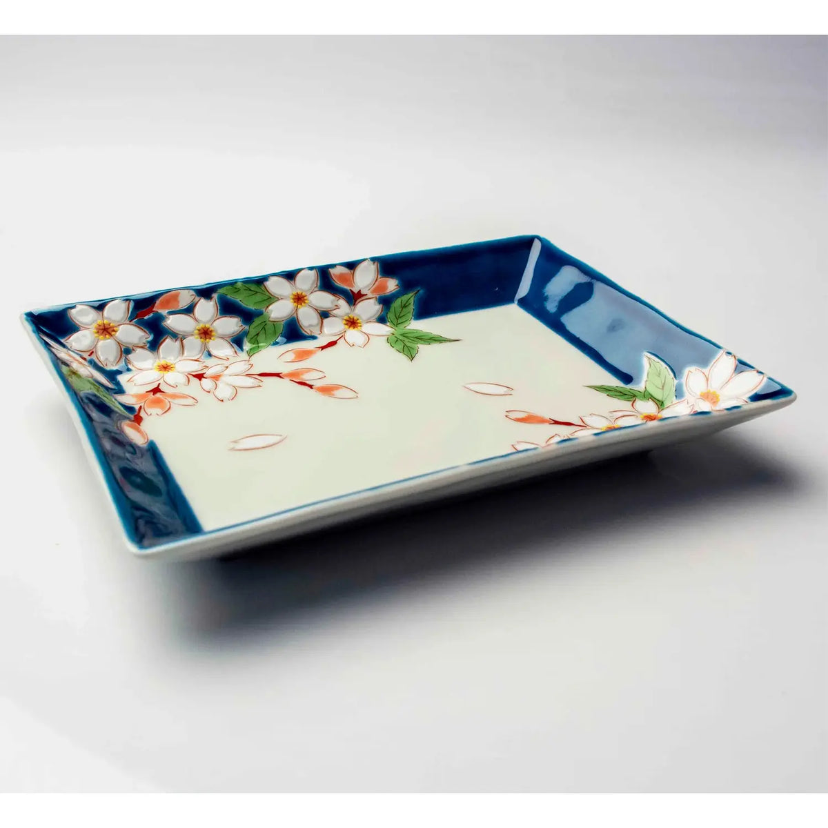 SEIKOU SHIKI-NO-HANA Kutani Porcelain Plate 17.2cm 5 pcs