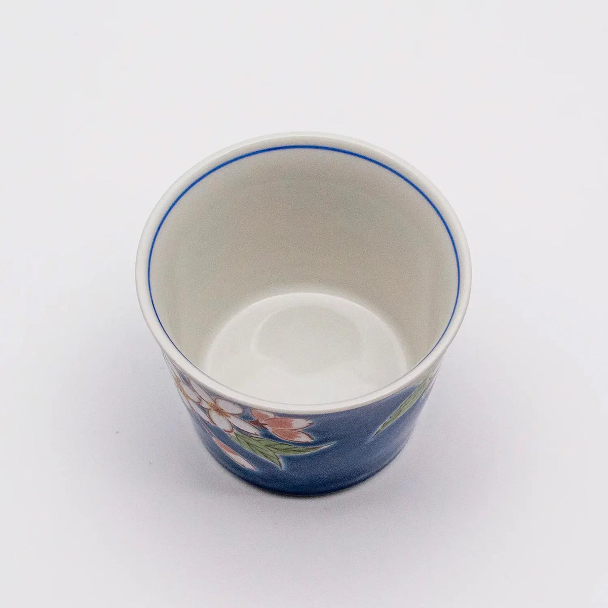 SEIKOU SHIKI-NO-HANA Kutani Porcelain Soba Choko Cup Sakura