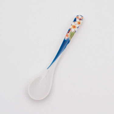 Seikou Shiki-no-Hana Kutani Porcelain Spoon 5 pcs