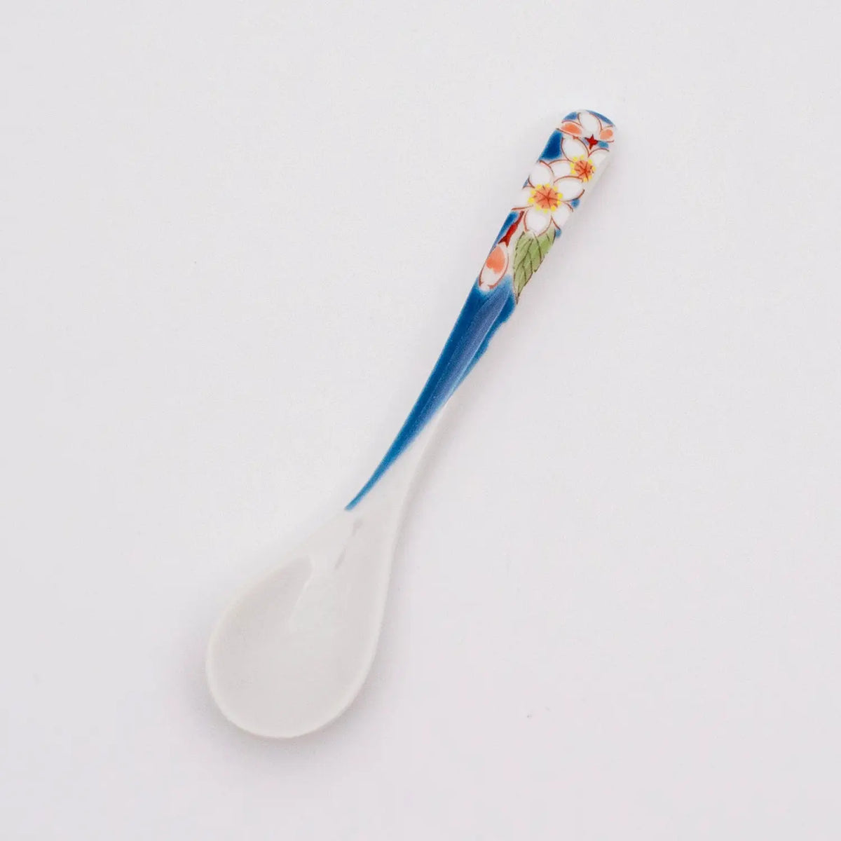 SEIKOU SHIKI-NO-HANA Kutani Porcelain Spoon 5 pcs