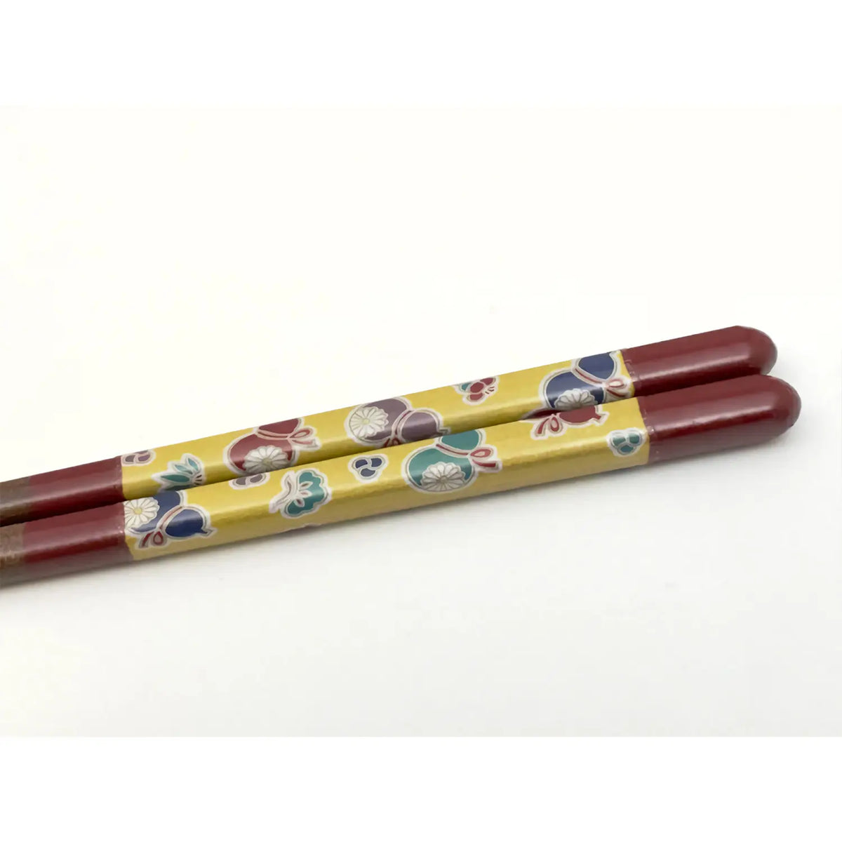 SEIKOU Wakasa Lacquered Natural Wood Chopsticks 21cm Red Mubyou