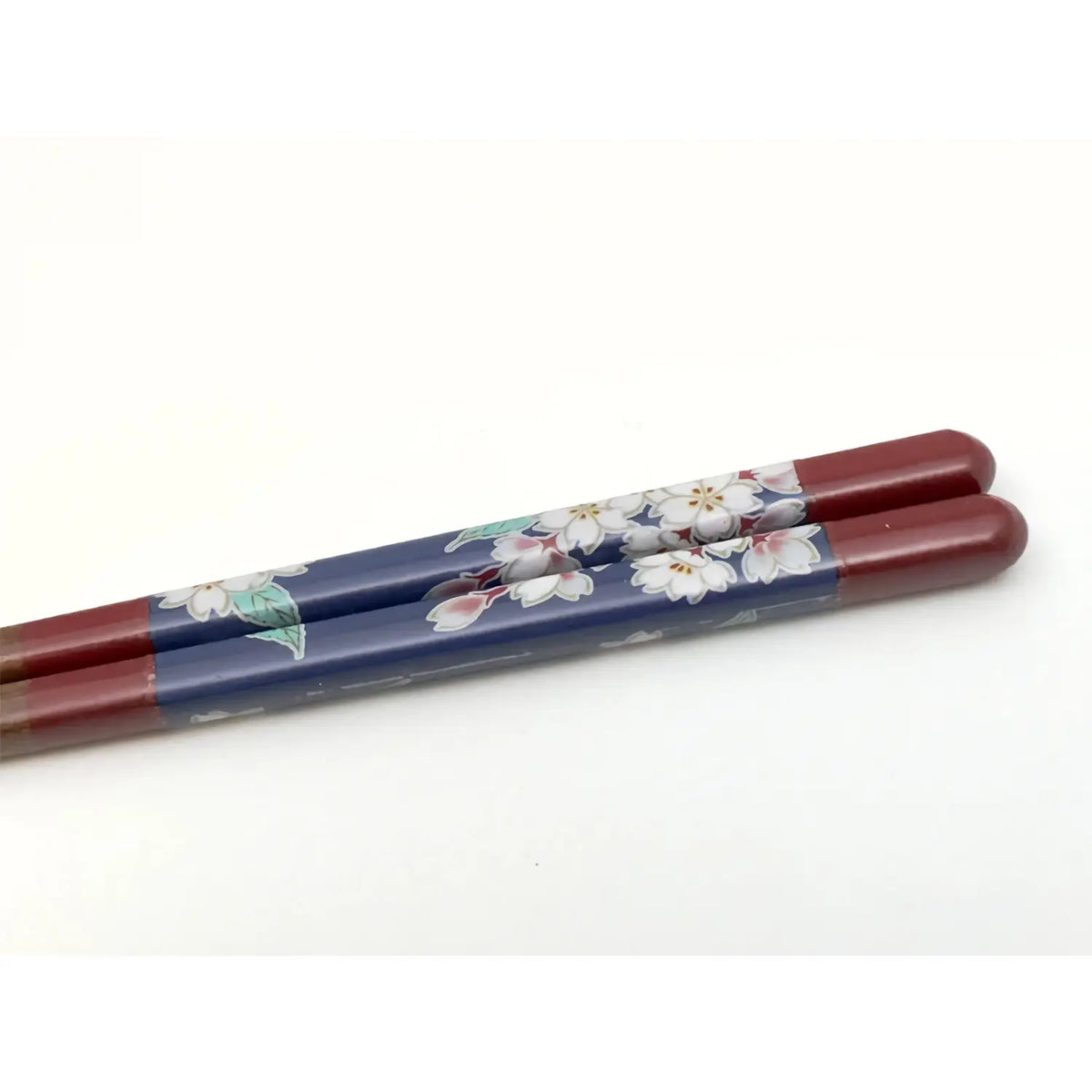 SEIKOU Wakasa Lacquered Natural Wood Chopsticks 21cm Red Sakura