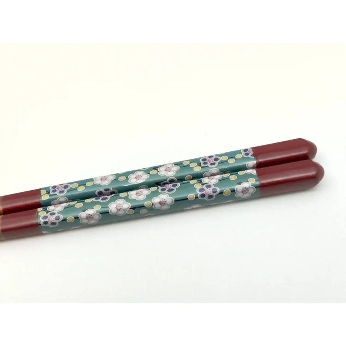 SEIKOU Wakasa Lacquered Natural Wood Chopsticks 21cm Red Ume