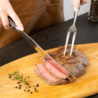 Sakai Takayuki Stainless Steel Carving Knife & Fork Set